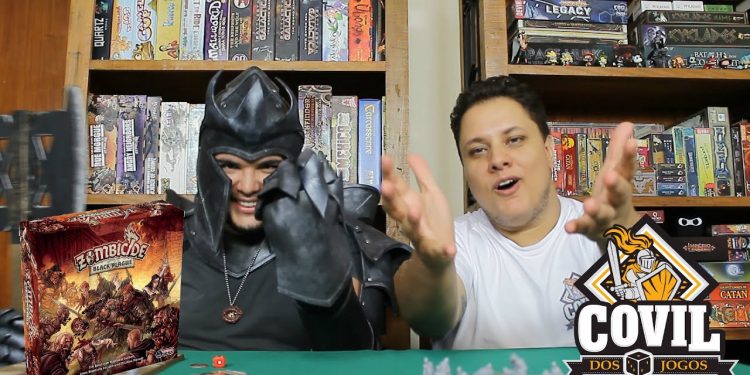 Covil dos Jogos – Gameplay Zombicide Black Plague