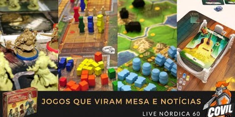 Covil dos Jogos – Live Nórdica 60 Jogos que Viram Mesa e Notícias