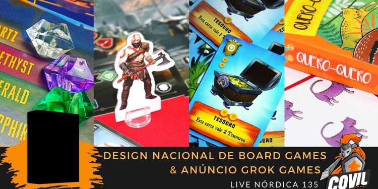 Live Nórdica 135 – Design Nacional de Board Games & Anúncio Grok Games