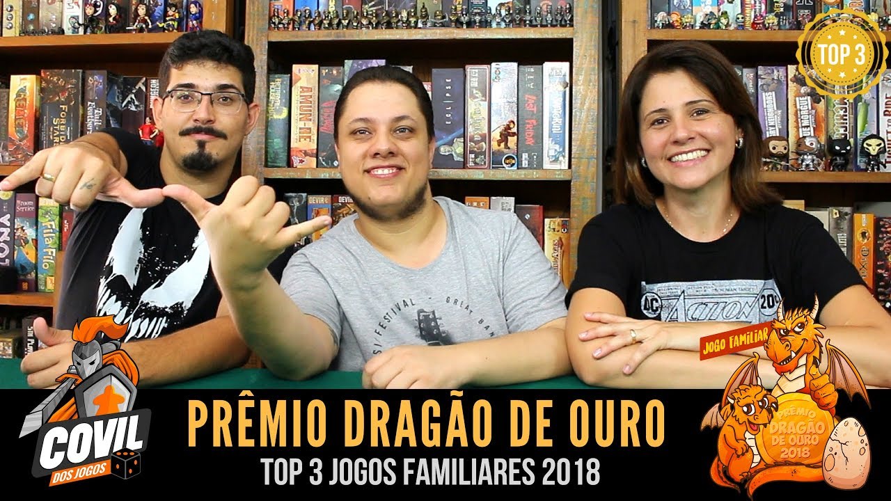 Covil dos Jogos – Prêmio Dragão de Ouro Jogo Familiar 2018