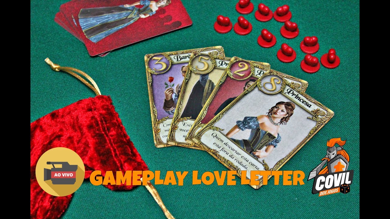 Covil dos Jogos – Gameplay Ao Vivo Love Letter
