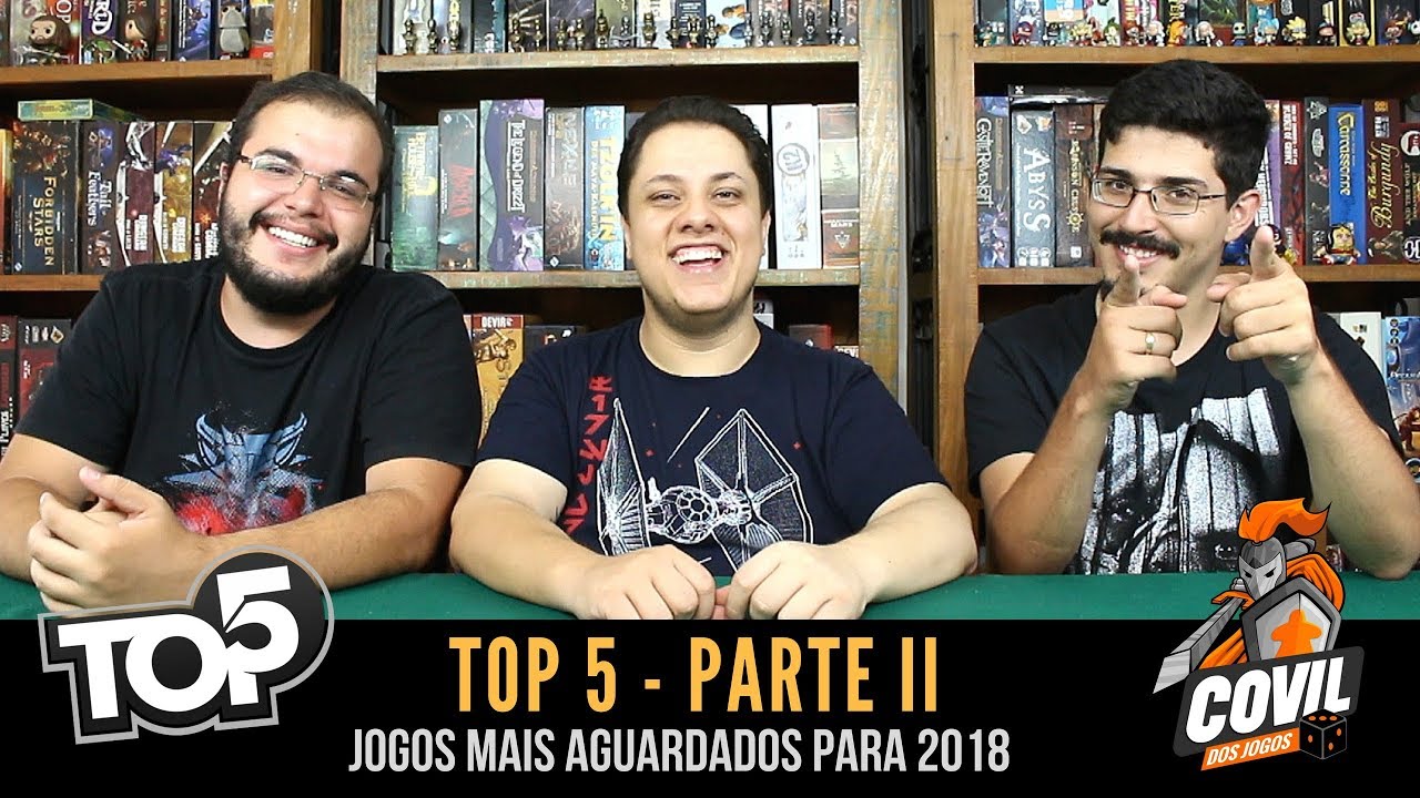 Covil dos Jogos – Top 5 Jogos Mais Aguardados para 2018 Parte II