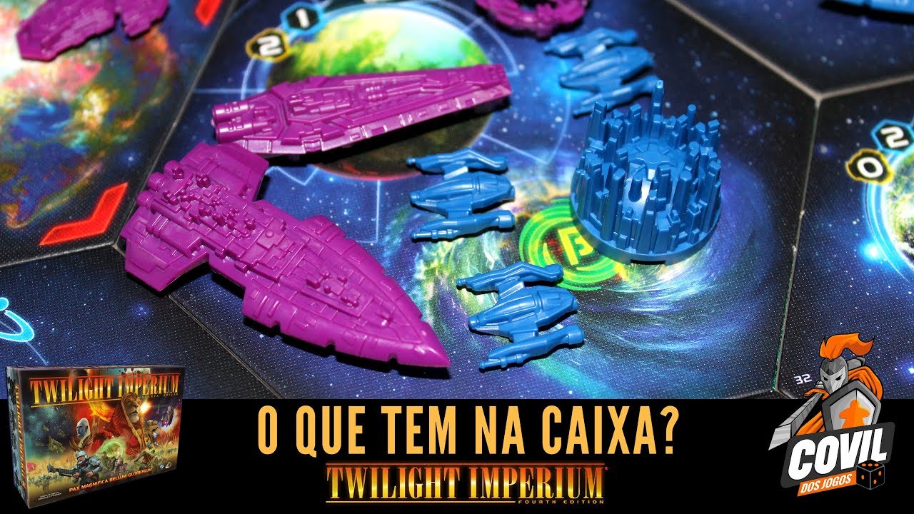 Covil dos Jogos – O Que Tem na Caixa? Twilight Imperium 4
