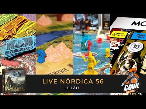 Covil dos Jogos – Live Nórdica 56 – Leilão
