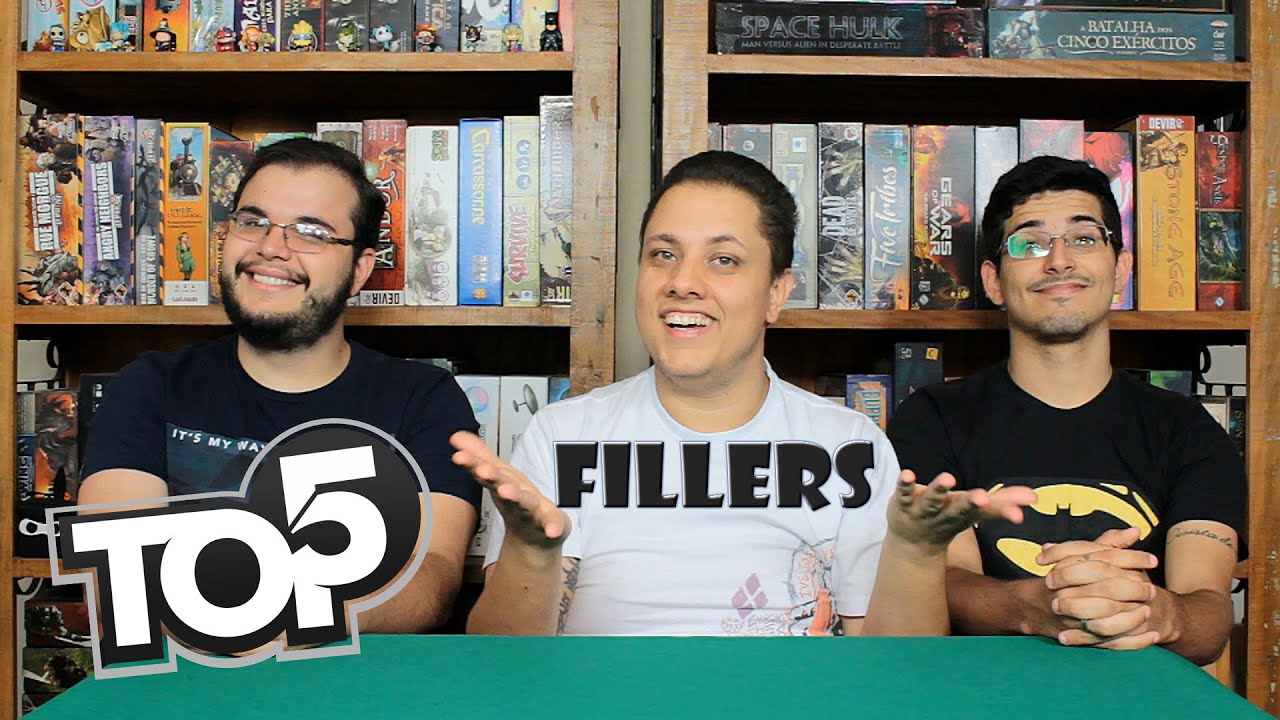 Top 5 Jogos Fillers!