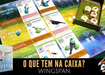Covil dos Jogos – O Que Tem na Caixa? Unboxing Wingspan