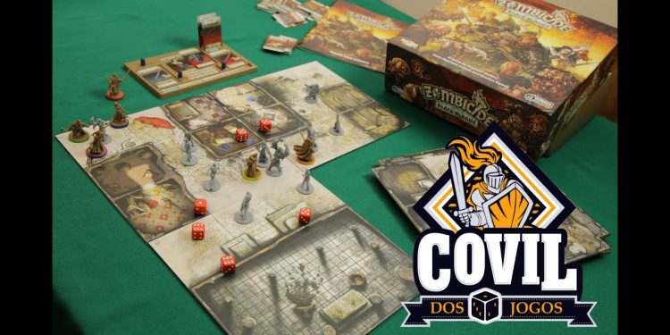 Covil dos Jogos – O que tem na caixa?  – Unboxing Zombicide Black Plague