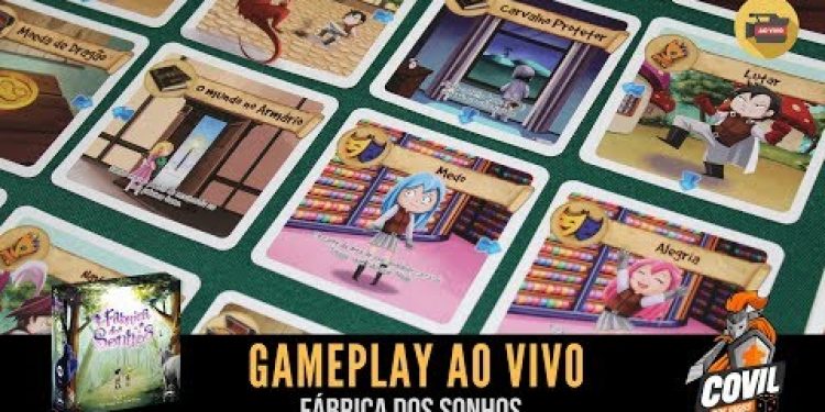 Covil dos Jogos – Gameplay Fábrica dos Sonhos (Ao Vivo)
