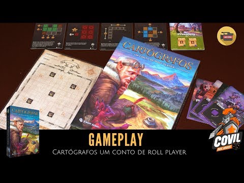 Covil dos Jogos – Gameplay Cartógrafos (Ao Vivo)