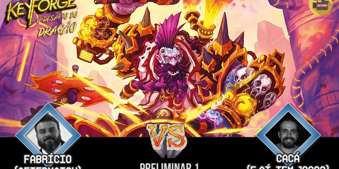 Keyforge: Cacá E Aí, Tem Jogo? Vs Fabrício Aftermatch (Ao Vivo)