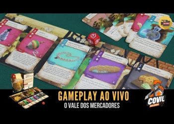 Covil dos Jogos – Gameplay O Vale dos Mercadores (Ao Vivo)