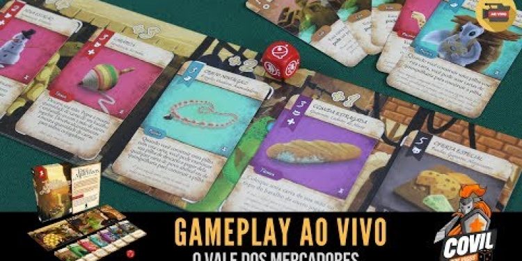Covil dos Jogos – Gameplay O Vale dos Mercadores (Ao Vivo)