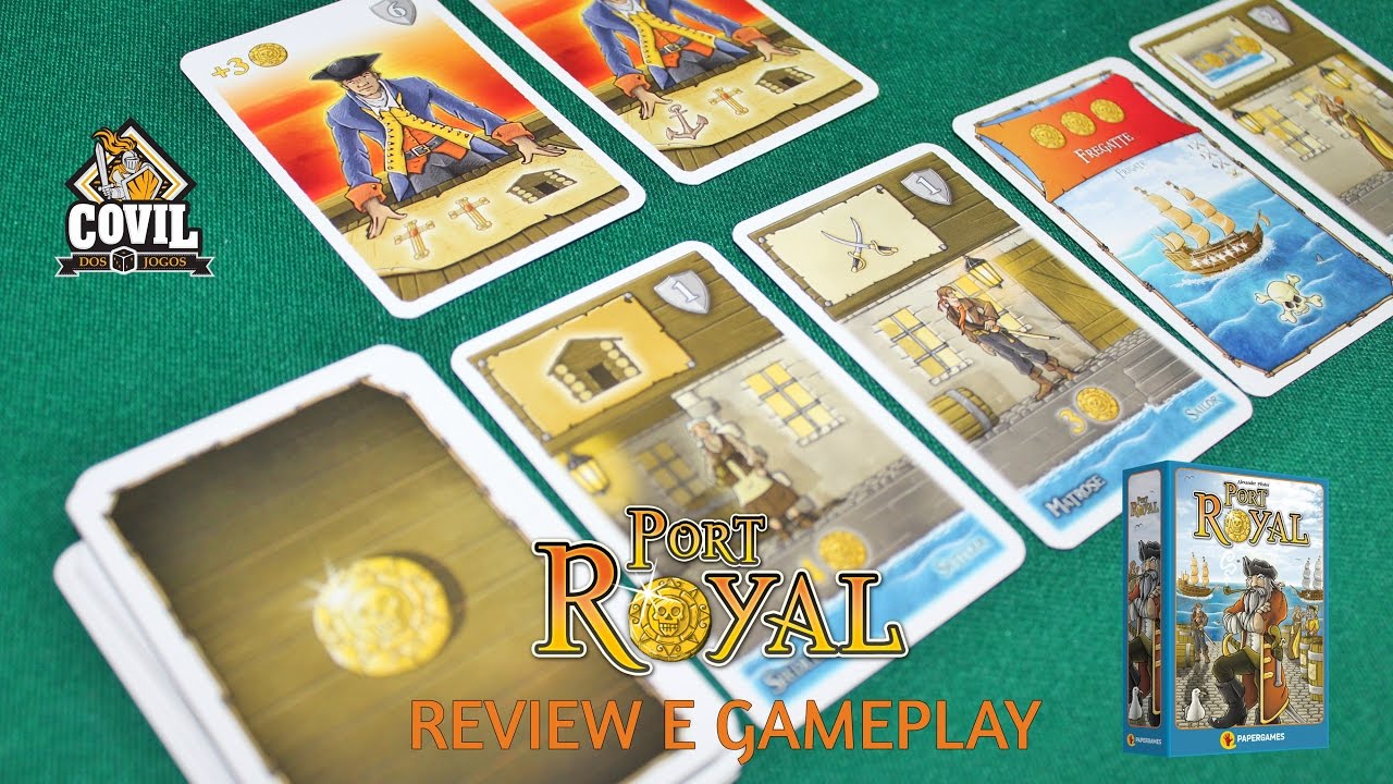 Covil dos Jogos – Review e Gameplay Port Royal