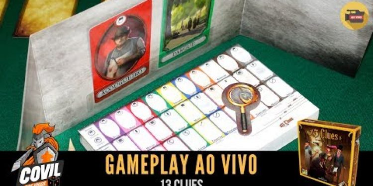 Covil dos Jogos – Gameplay 13 Clues (Ao Vivo)