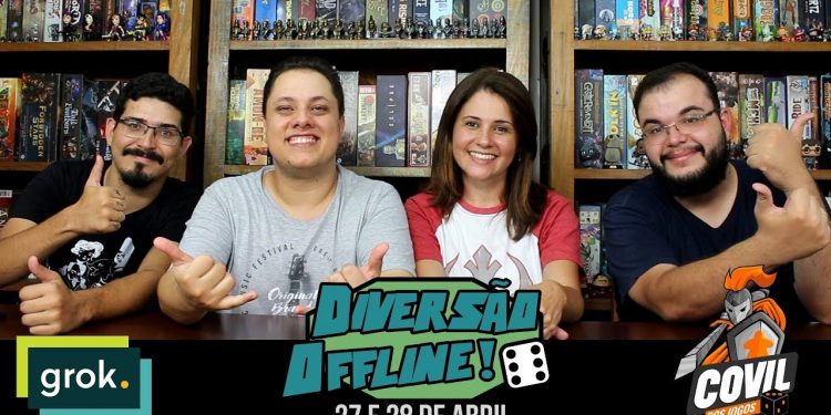 Covil dos Jogos – Diversão Offline 27 e 28 de Abril em SP!
