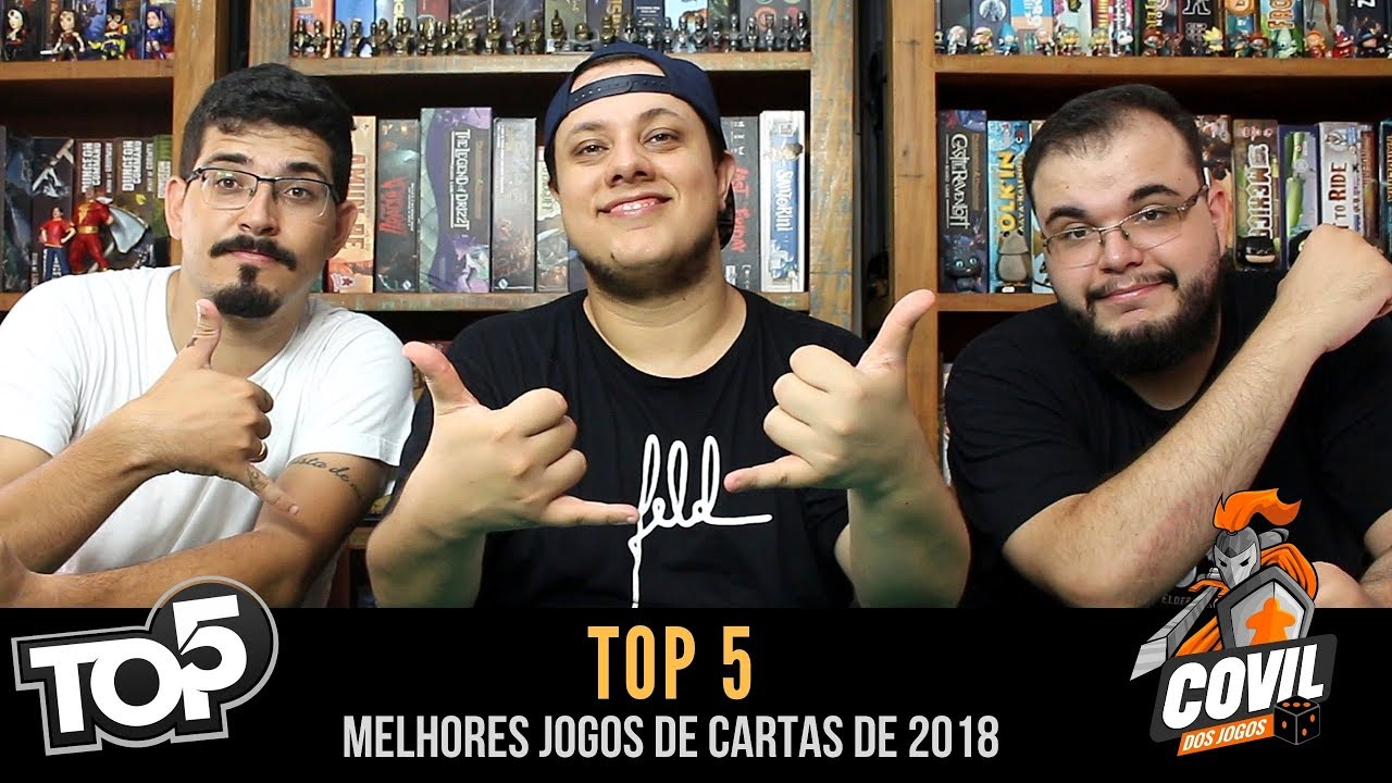 Covil dos Jogos – Top 5 Jogos de Cartas Lançados em 2018