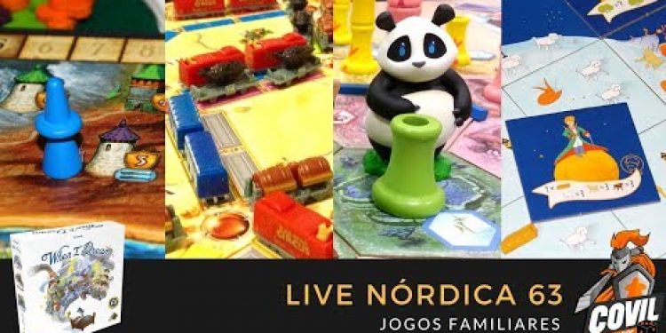 Covil dos Jogos – Live Nórdica 63 Jogos Familiares
