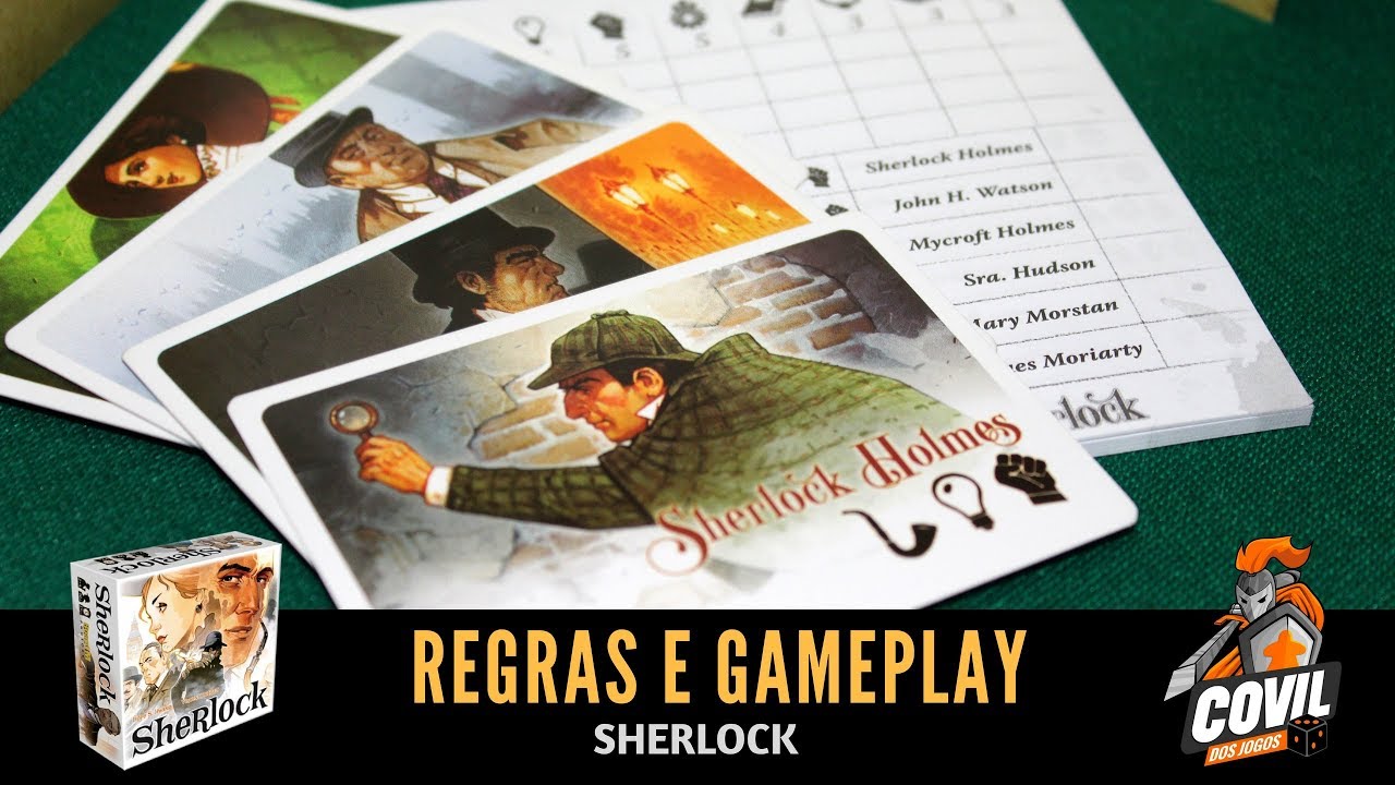Covil dos Jogos – Regras e Gameplay Sherlock