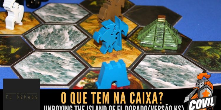 Covil dos Jogos – O Que Tem na Caixa? Unboxing The Island of El Dorado (Versão Kickstarter)