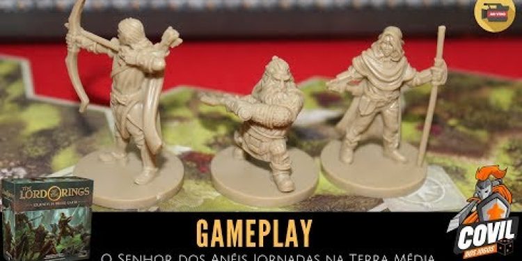 Covil dos Jogos – Gameplay O Senhor dos Anéis Jornadas na Terra Média (Ao Vivo)