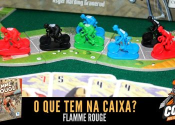 Covil dos Jogos – O Que Tem na Caixa? Unboxing Flamme Rouge
