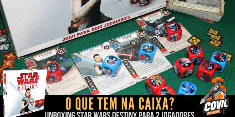 Covil dos Jogos – O Que Tem na Caixa? Unboxing Star Wars Destiny para Dois Jogadores