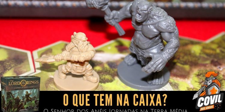 O Que Tem na Caixa? Unboxing O SENHOR DOS ANÉIS: JORNADAS NA TERRA MÉDIA