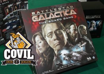 Covil dos Jogos – O que tem na caixa? Unboxing de Battlestar Galactica