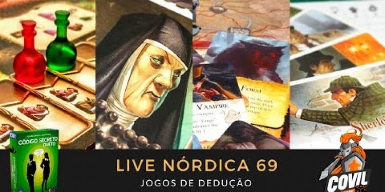 Covil dos Jogos – Live Nórdica 69 – Jogos de Dedução