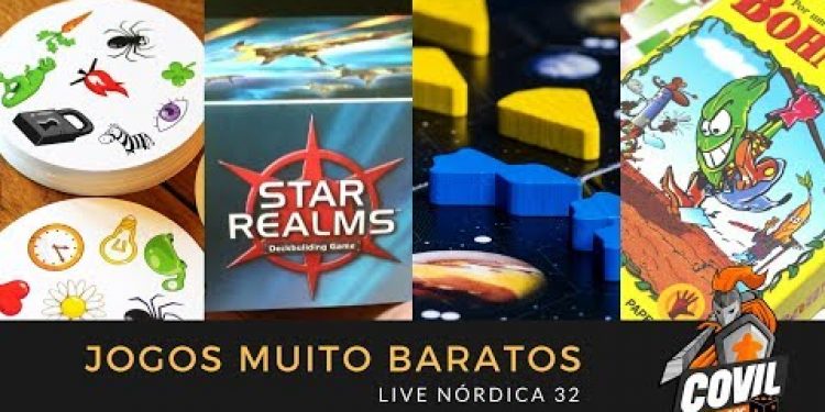 Covil dos Jogos – Live Nórdica 32 – Jogos Muito Baratos