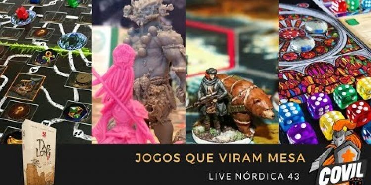 Covil dos Jogos – Live Nórdica 43 Jogos que Viram Mesa