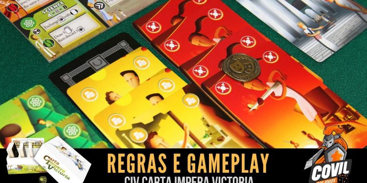 Covil dos Jogos – Regras e Gameplay CIV Carta Impera Victoria