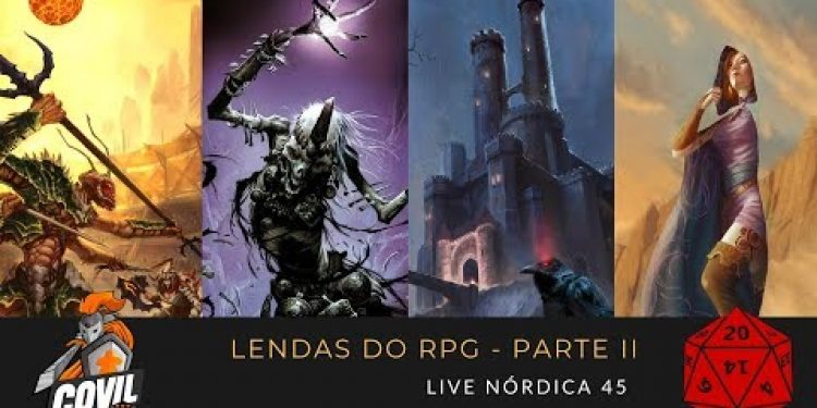 Covil dos Jogos -Live Nórdica 45 – Lendas do RPG no Covil Parte II