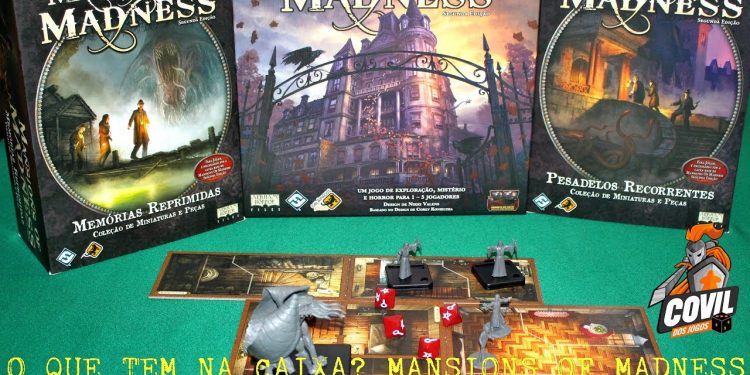 Covil dos Jogos – O Que Tem na Caixa? Mansions of Madness