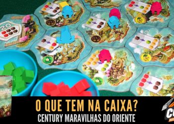 Covil dos Jogos – O Que Tem na Caixa? Unboxing Century Maravilhas do Oriente