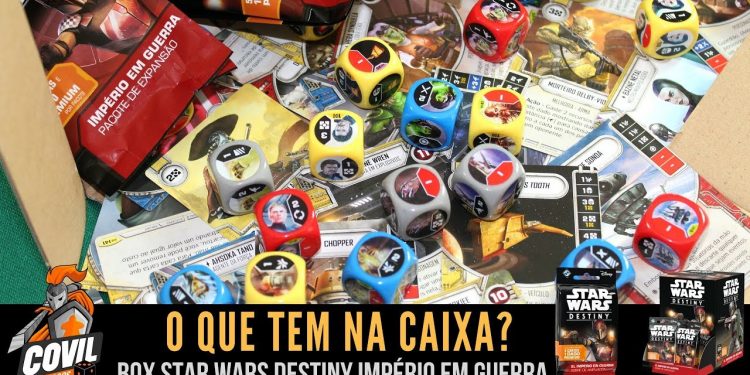 O Que Tem na Caixa? Unboxing Boosters Império em Guerra Star Wars Destiny