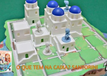 Covil dos Jogos – O Que Tem Na Caixa? Santorini