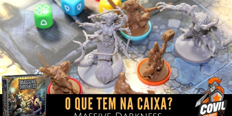 Covil dos Jogos – O Que tem na Caixa? Unboxing Massive Darkness