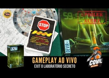 Covil dos Jogos – Gameplay Exit O Laboratório Secreto (Ao Vivo) SPOILERS