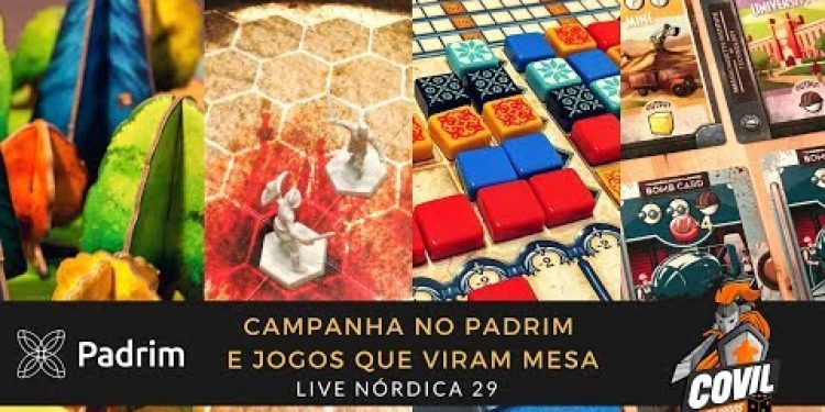 Covil dos Jogos – Live Nórdica 29 – Padrim Covil dos Jogos
