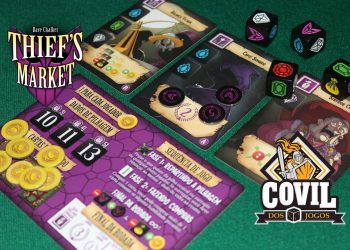 Covil dos Jogos – Review e Gameplay Thiefs Market