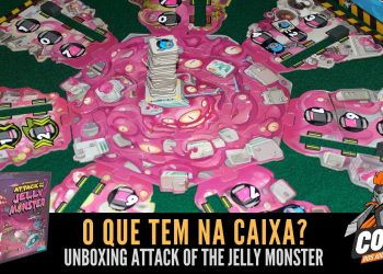 Covil dos Jogos – O Que Tem na Caixa? Unboxing Attack of the Jelly Monster