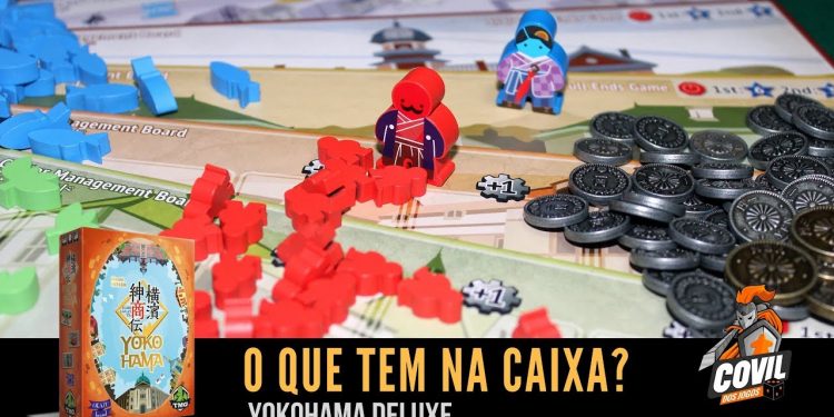 Covil dos Jogos – O Que Tem na Caixa? Unboxing Yokohama Deluxe