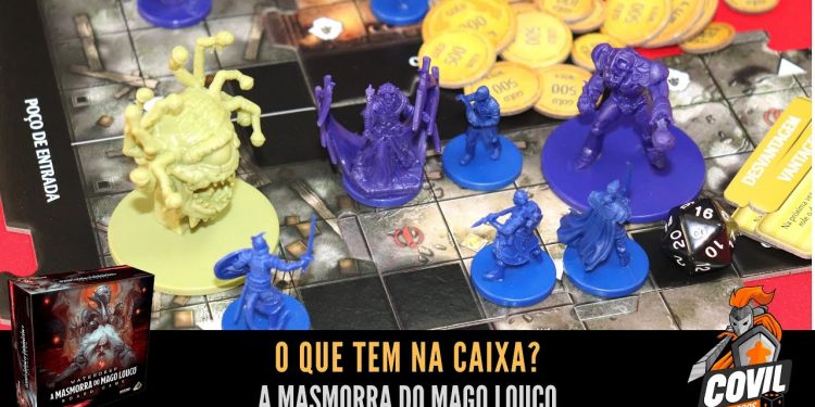 O Que Tem na Caixa? Unboxing A Masmorra do Mago Louco