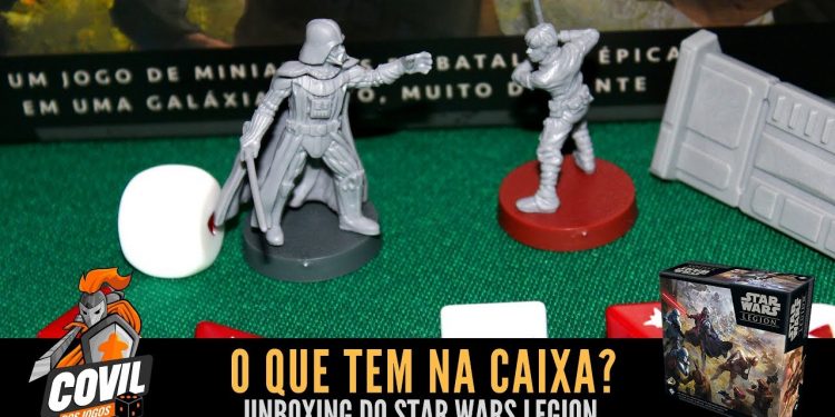 Covil dos Jogos – O Que Tem na Caixa? Unboxing Star Wars Legion