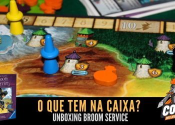 Covil dos Jogos – O Que Tem na Caixa? Unboxing Broom Service