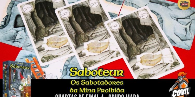 Torneio Saboteur – Quartas de Final 4 – Grupo Mapa (Ao Vivo)