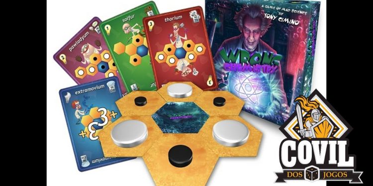 Covil dos Jogos – Review e Gameplay Química Maluca (Wrong Chemistry)