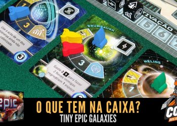 Covil dos Jogos – O Que Tem na Caixa? Unboxing Tiny Epic Galaxies