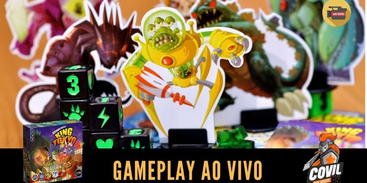 Covil dos Jogos – Partida Ao Vivo King of Tokyo